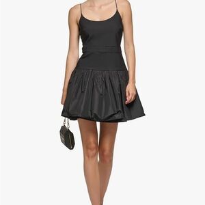 Karl Lagerfeld Limited Edition Black Spaghetti Strap Dress